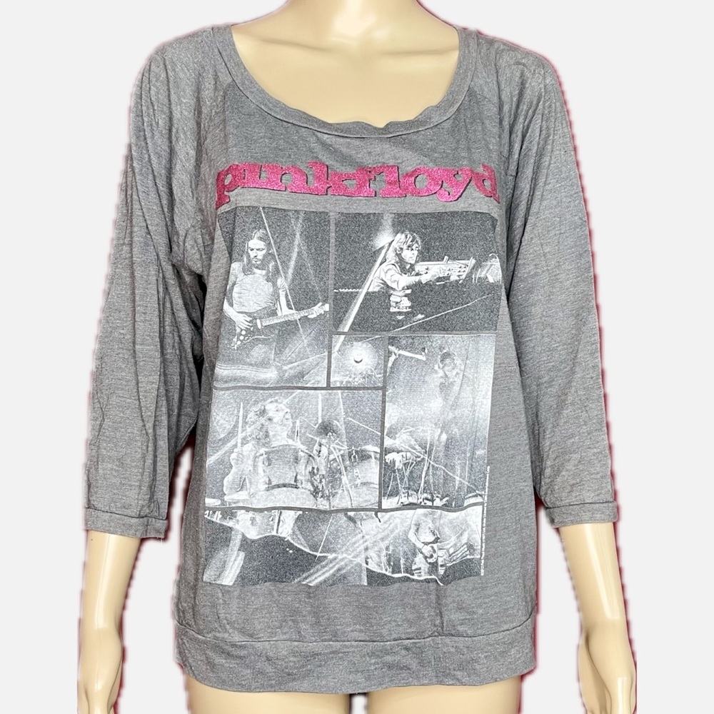 2012 Pink Floyd 1987 Reissue ¾ Sleeve Live Band Rock Tee Size XL 15-17